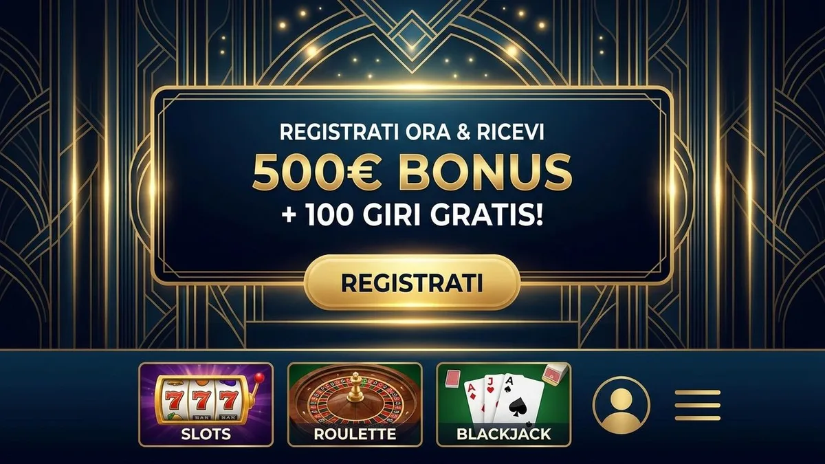 Registrazione con bonus